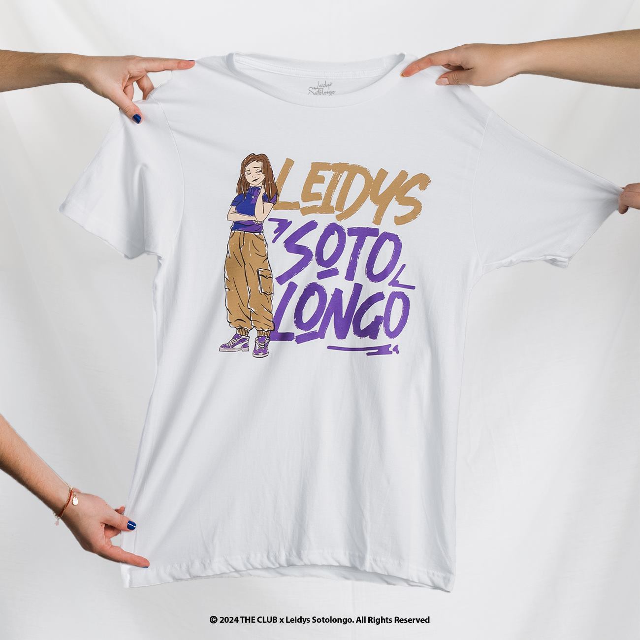 T-shirt Blanca - Leidys Sotolongo "Leidys"