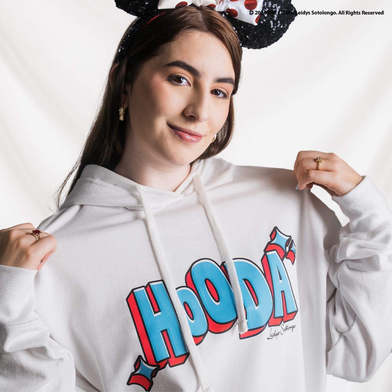 Hoodie Blanca - Leidys Sotolongo "Hooda"