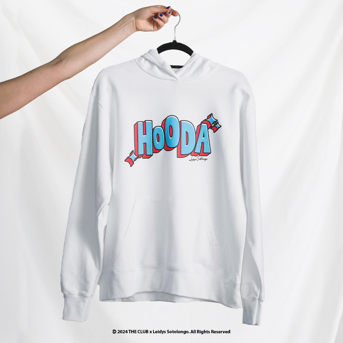 Hoodie Blanca - Leidys Sotolongo "Hooda"